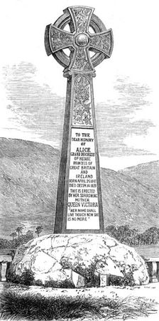 Memorial Cross of Princess Alice at Balmoral, 1880. Creator: Unknown