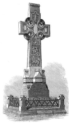 Memorial Cross of the 8th (King’s) Regiment, on the Grand Parade, Portsmouth, 1864. Creator: Unknown