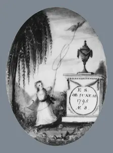 Memorial Brooch, ca. 1795. Creator: Anstiss Stone