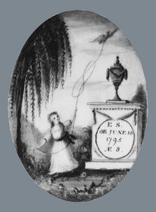 Memorial Brooch, ca. 1795. Creator: Anstiss Stone