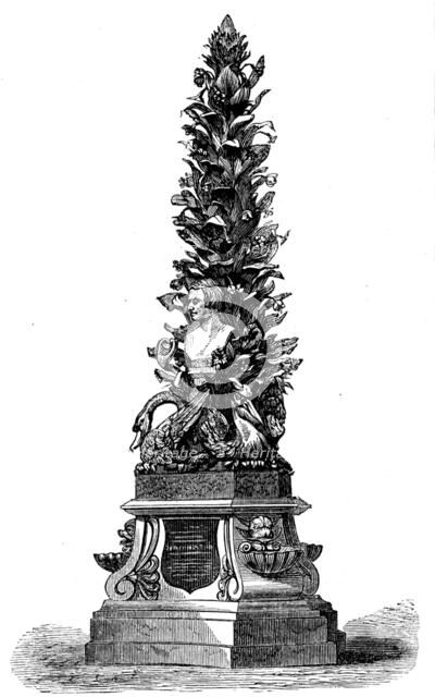 Memorial fountain at Dublin to the late Sir Philip Crampton..., 1862. Creator: Unknown.