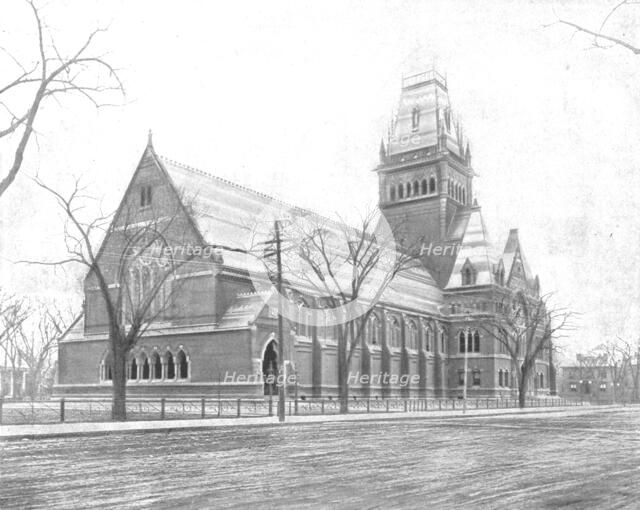 Memorial Hall, Cambridge, Massachusetts, USA, c1900.  Creator: Unknown.