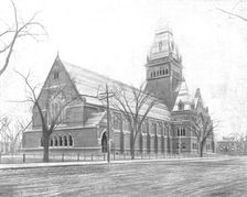 Memorial Hall, Cambridge, Massachusetts, USA, c1900. Creator: Unknown