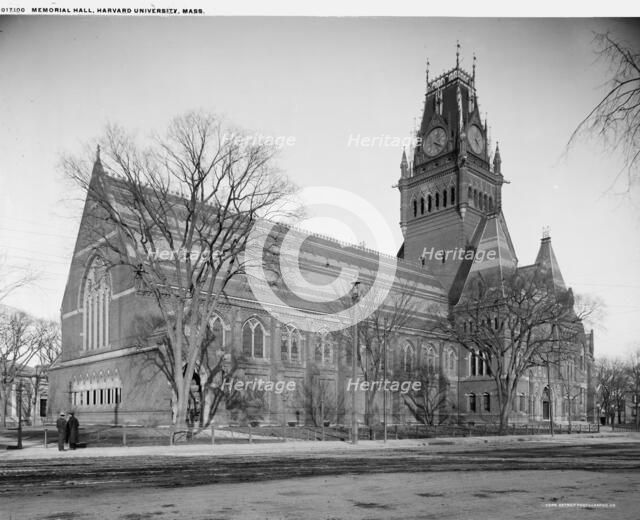 Memorial Hall, Harvard University, Mass., c1904. Creator: Unknown.