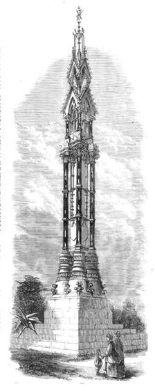 Memorial of the late Sir Joseph Paxton at Coventry, 1868. Creator: Unknown