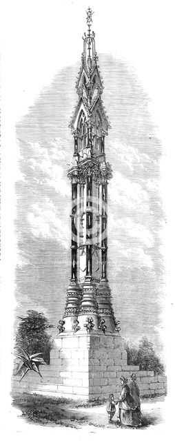 Memorial of the late Sir Joseph Paxton at Coventry, 1868. Creator: Unknown.