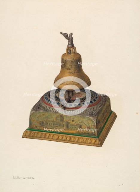 Memorial Money Bank, c. 1940. Creator: Nicholas Amantea.