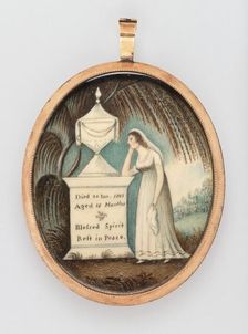 Memorial Miniature, early 19th century. Creator: Unknown