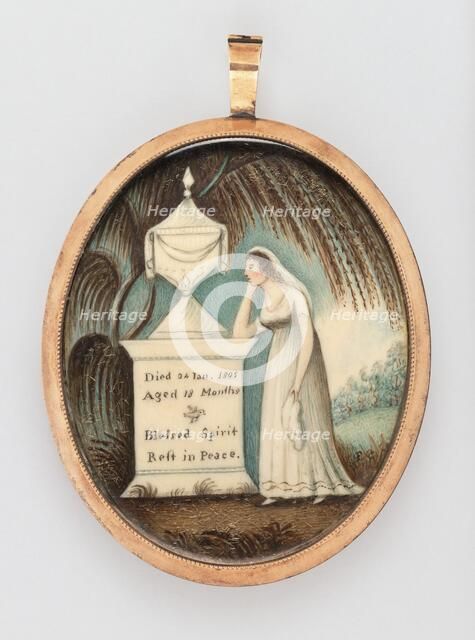 Memorial Miniature, early 19th century. Creator: Unknown.