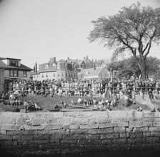 Memorial services for fishermen lost at sea, Gloucester, Massachusetts, 1943. Creator: Gordon Parks