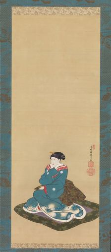 Memorial Portrait of Iwai Hanshiro VI, 1836. Creator: Utagawa Kunisada