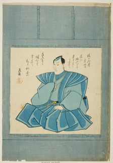 Memorial Portrait of the Actor Onoe Kikugoro III, 1849. Creator: Utagawa Kunisada