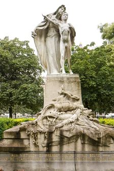 Memorial Place Jean Jacobs, Brussels, Belgium, 1906), c2014-2017. Artist: Alan John Ainsworth