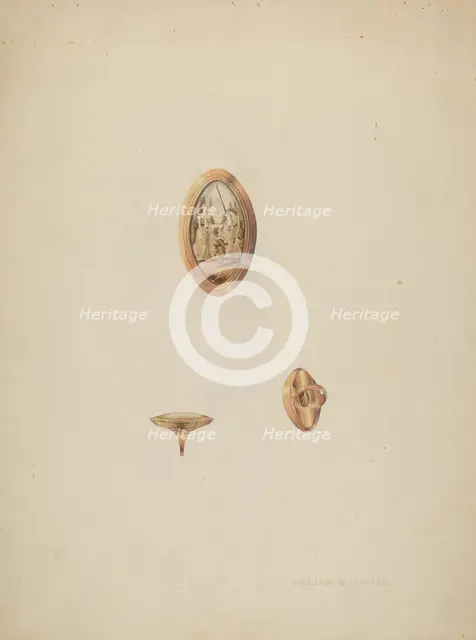Memorial Ring, c. 1937. Creator: Lillian Hunter.