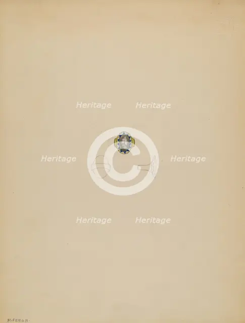 Memorial Ring, c. 1937. Creator: Michael Fenga.