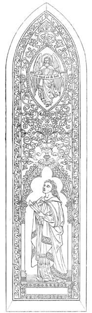 Memorial window by Messrs. Cox and Son, Christchurch, Worthing, 1862. Creator: Unknown.