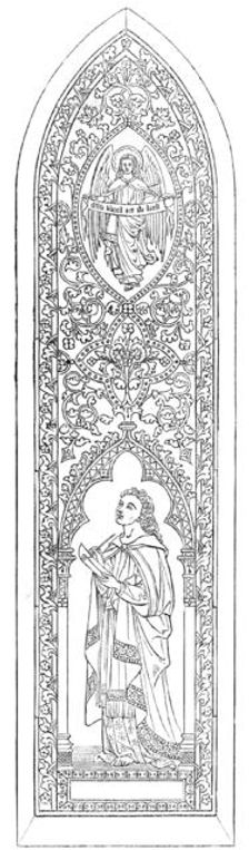 Memorial window by Messrs. Cox and Son, Christchurch, Worthing, 1862. Creator: Unknown