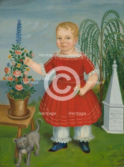 Memorial to Nicholas M. S. Catlin, c. 1852. Creator: Unknown.