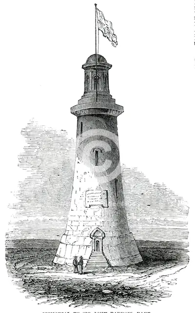 Memorial to Sir John Barrow, Bart., 1850. Creator: Unknown.