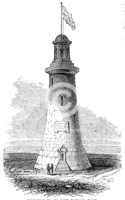 Memorial to Sir John Barrow, Bart., 1850. Creator: Unknown.
