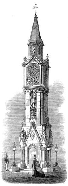 Memorial to the late Prince Consort at Hastings, 1864. Creator: Unknown