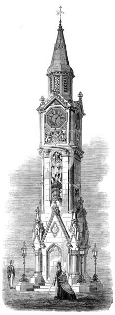 Memorial to the late Prince Consort at Hastings, 1864. Creator: Unknown.