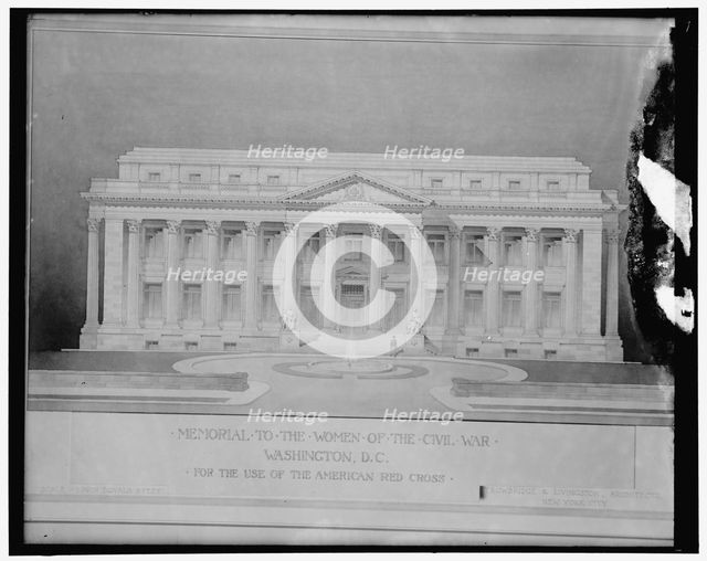Memorial to the Women of the Civil War, Washington, D.C., between 1910 and 1920. Creator: Harris & Ewing.