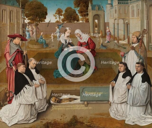 Memorial tablet, c.1500. Creator: Master of the Spes Nostra.