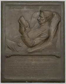 Memorial Tablet to the Late E. F. Andrews, 1917. Creator: Richard Edwin Brooks