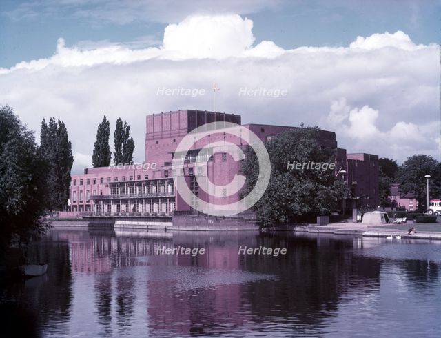 Memorial Theatre, Stratford-upon-Avon, Warwickshire, c1955.  Creator: Arthur Charles Kirby Ware.
