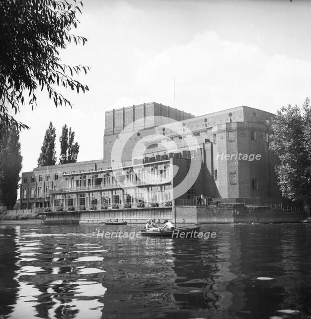 Memorial Theatre, Stratford-upon-Avon, Warwickshire, c1955. Creator: Arthur Charles Kirby Ware.