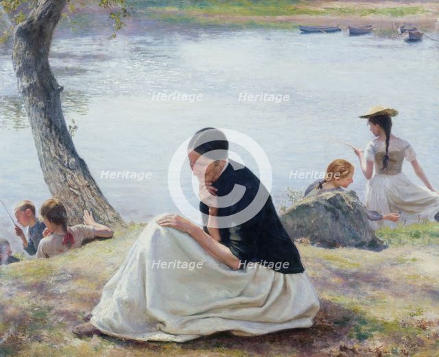 Memories, 1891. Creator: Emile Friant.