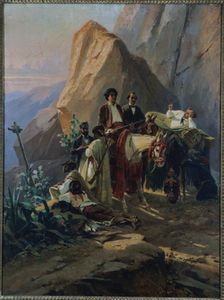 Memories of a trip from Paris to Cadiz made, in 1846, by Alexandre Dumas and his friends, c1855. Creator: Pierre Francois Eugene Giraud