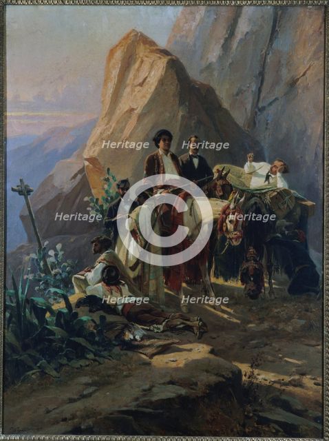 Memories of a trip from Paris to Cadiz made, in 1846, by Alexandre Dumas and his friends, c1855. Creator: Pierre Francois Eugene Giraud.