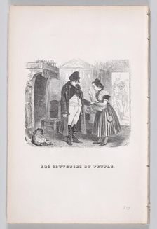 Memories of the People from The Complete Works of Béranger, 1836. Creators: Jean Ignace Isidore Gerard, Lacoste