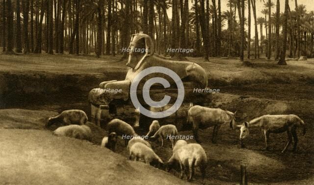 'Memphis - The Alabaster Sphinx', c1918-c1939. Creator: Unknown.