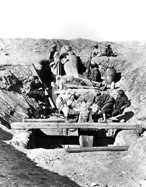 Memphis Saqqara, Egypt, 1893. Artist: Auguste Edouard Mariette