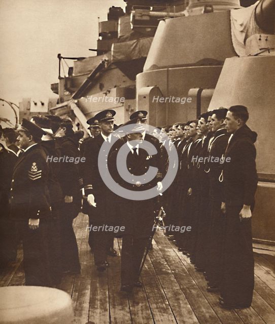 'Men of H.M.S. Royal Oak', 1937. Artist: Unknown.