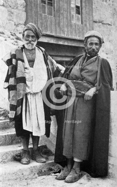 Men of Jerusalem, 1926. Artist: Unknown