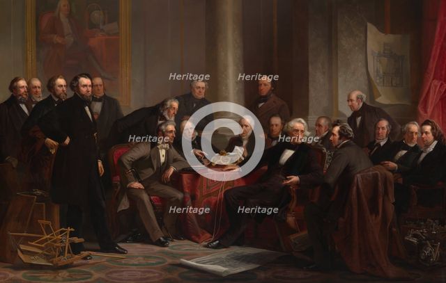 Men of Progress, 1862. Creator: Christian Schussele.