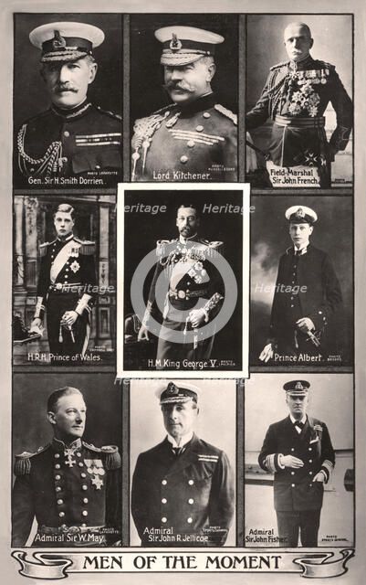 'Men of the Moment', early 20th century. Artist: Unknown