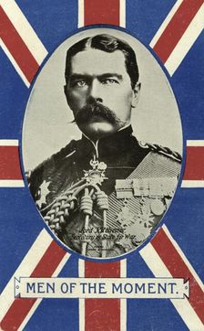 Men of the Moment Herbert Kitchener, 1st Earl Kitchener, Secretary of State for War. Artist: Valentine