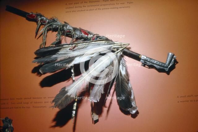 Men Omini War-Pipe, North American Indian. Artist: Unknown.