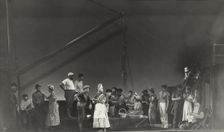 Men and women with baskets, 1935 - 1939. Creator: Unknown
