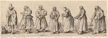 Men and Women Beggars. Creator: Wenceslaus Hollar