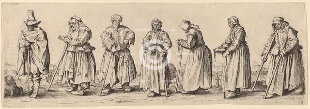 Men and Women Beggars. Creator: Wenceslaus Hollar.