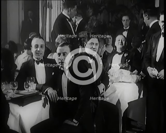 Men and Women Sitting at Tables Watching Other People Dancing, 1920s. Creator: British Pathe Ltd.