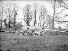 Men and horses, Godstow Bridge, Oxford, Oxfordshire, 1880. Artist: Henry Taunt