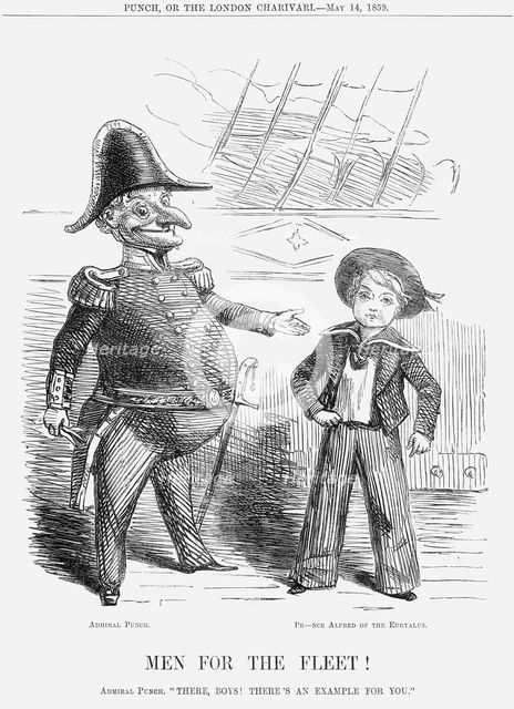 'Men for the Fleet!', 1859. Creator: Unknown.