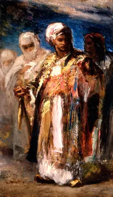 Men in Oriental Costumes, c1845. Creator: Narcisse Virgile Diaz de la Pena